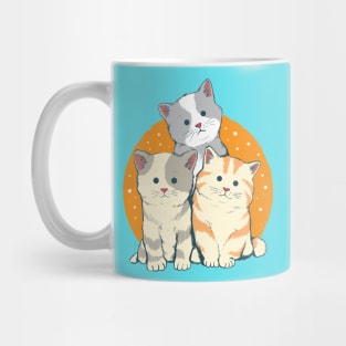 Cute Cat Family Mug